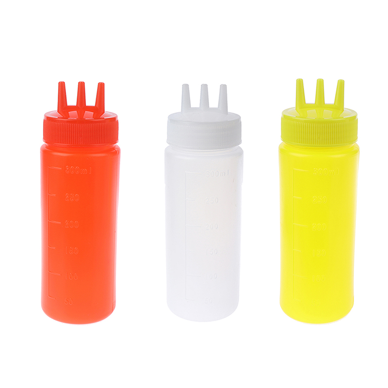 Sauce Squeeze Bottle - Bouteille à presser avec 3 trous
