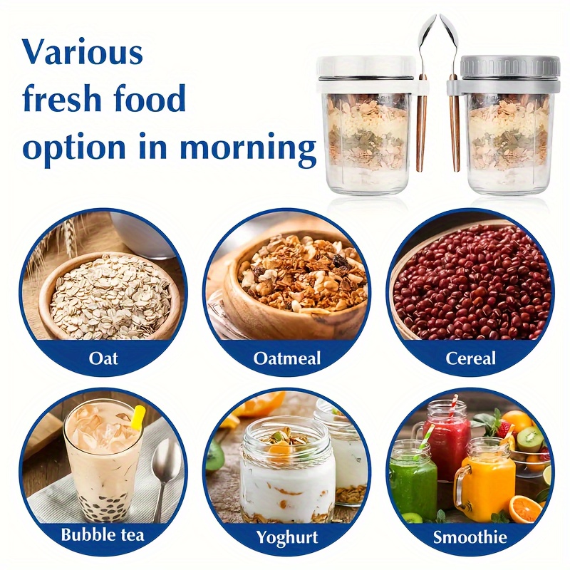 Tasse à flocons d'avoine en ve - Meal Prep Oatmeal Jars avis et prix