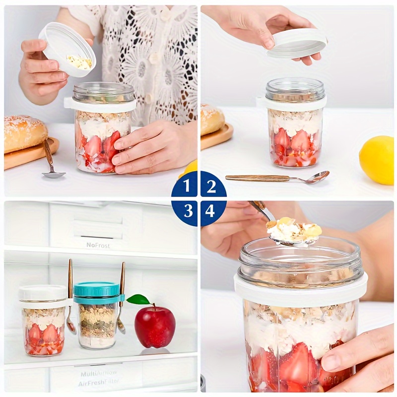 Tasse à flocons d'avoine en ve - Meal Prep Oatmeal Jars avis et prix