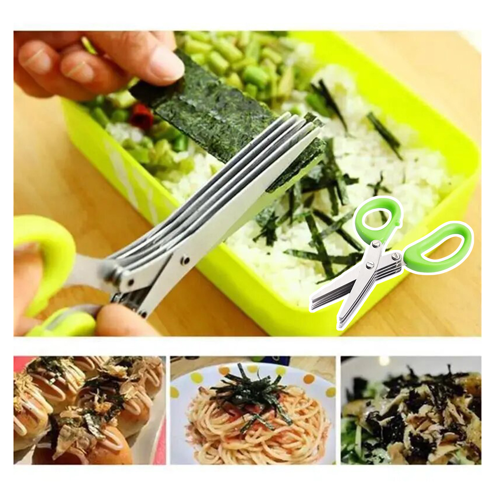 Ciseaux à herbes en acier inox - Meal Prep Veggie avis et prix