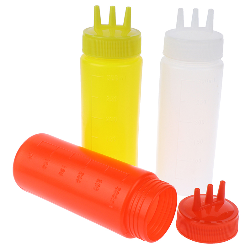 Bouteille à presser avec 3 tro - Sauce Squeeze Bottle avis et prix