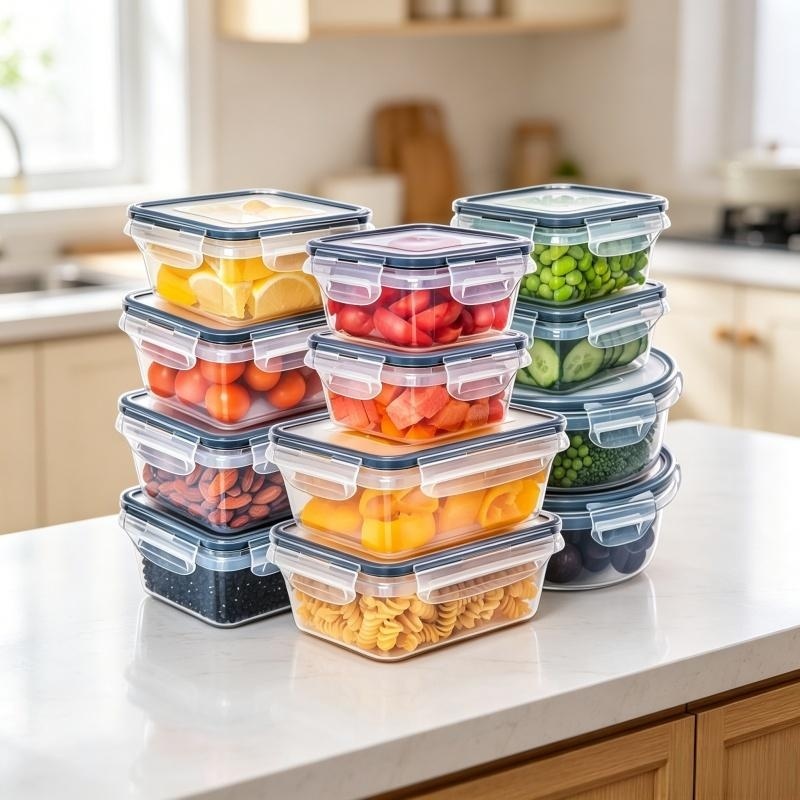 12 contenants hermétiques pour - Meal Prep Veggie avis et prix