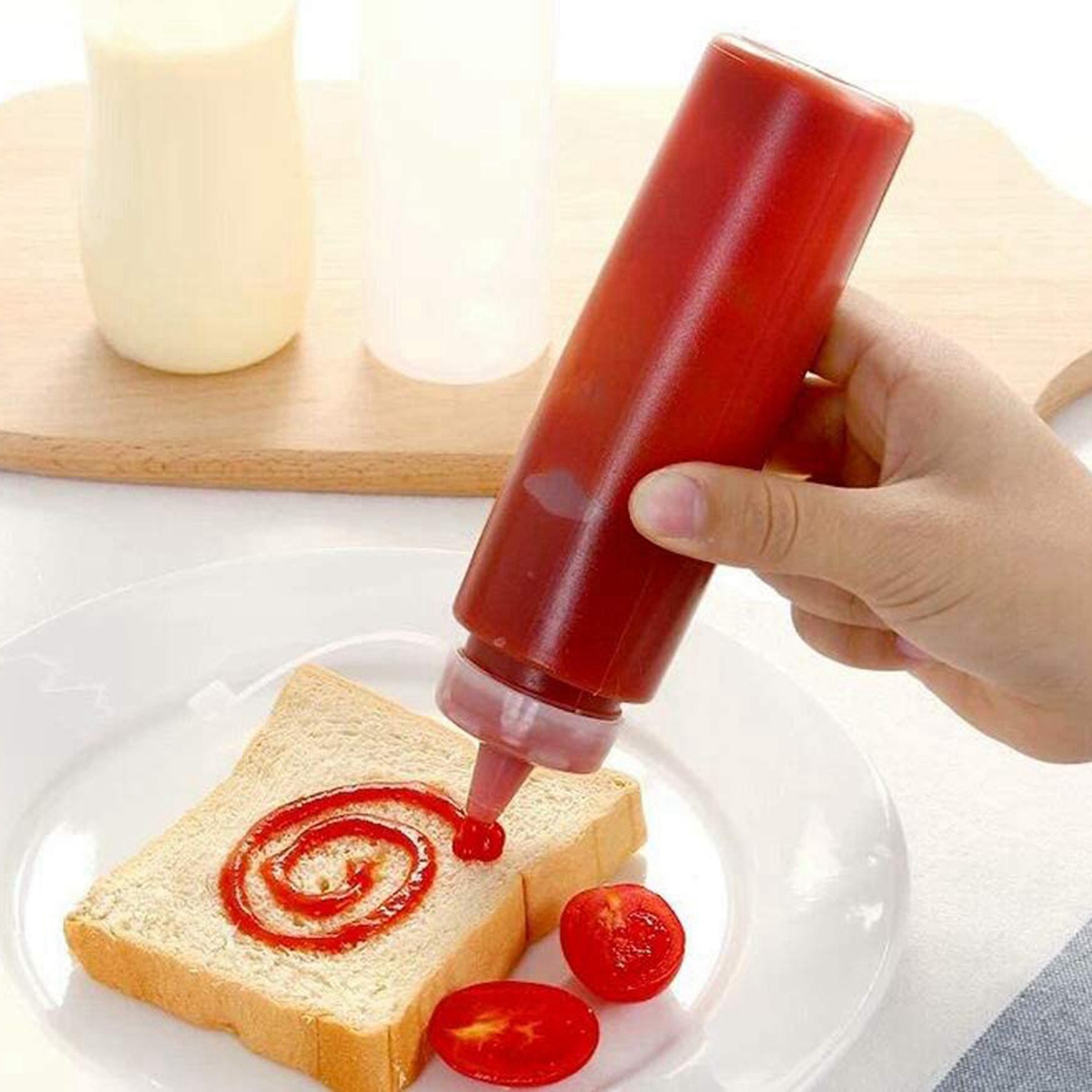 ABGE-24, lot de 8 bouteilles à - Sauce Squeeze Bottle avis et prix