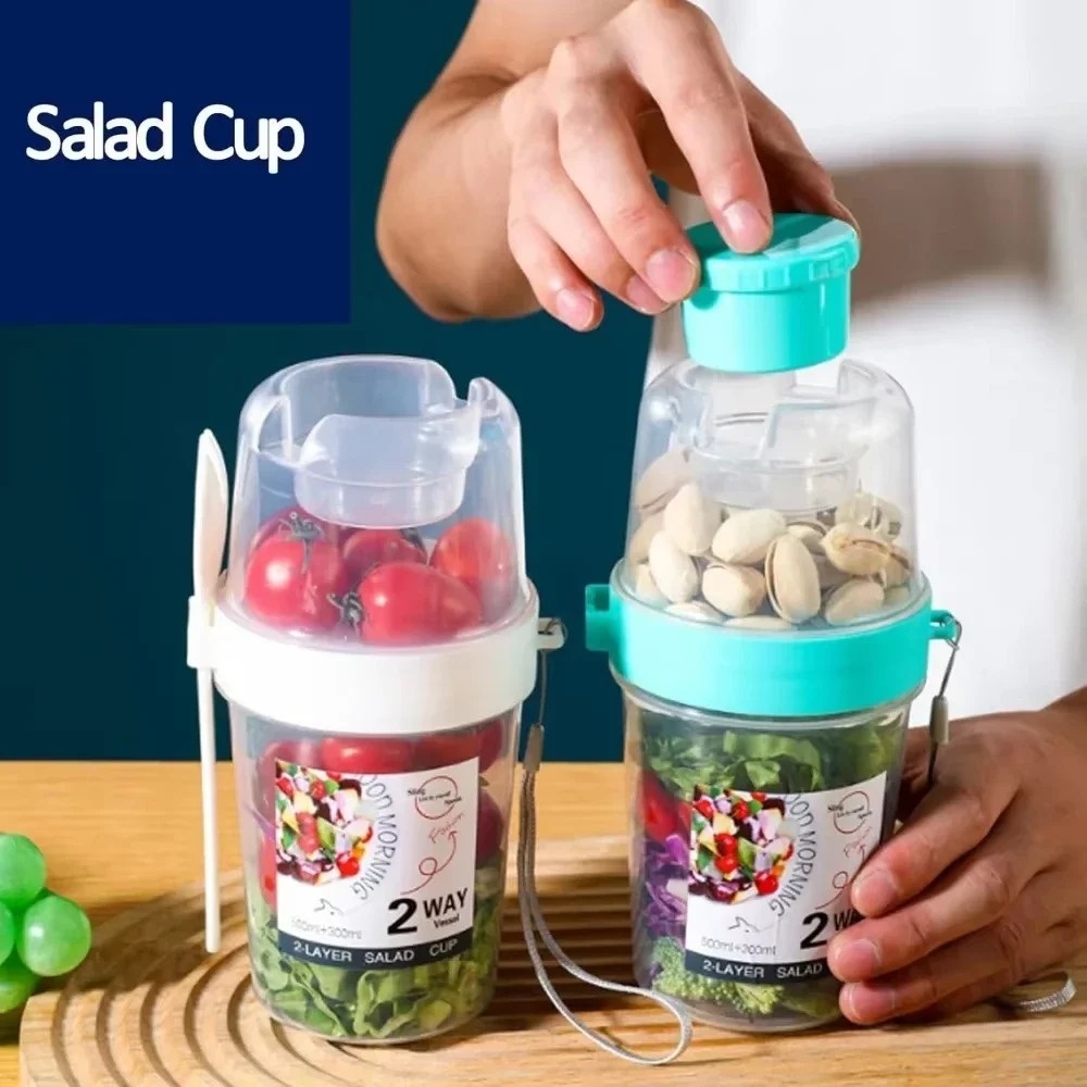 Tasse à salade Portable, tasse - Meal Prep Oatmeal Jars avis et prix
