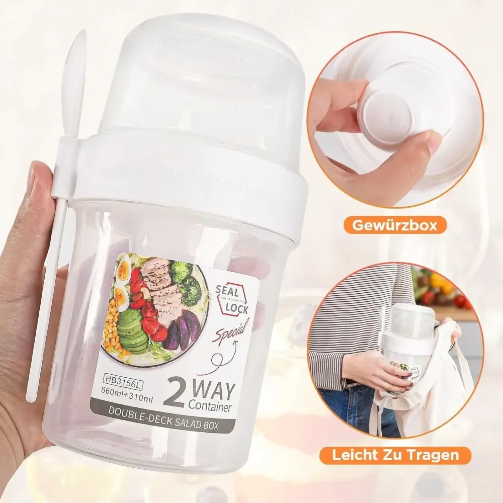 Tasse à salade, tasses de peti - Meal Prep Yogurt avis et prix